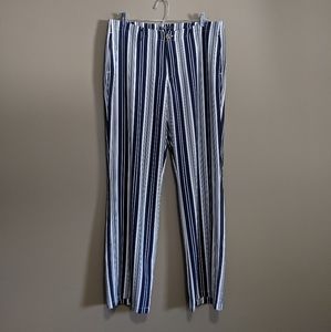 Tommy Hilfiger | blue & white stripe pants